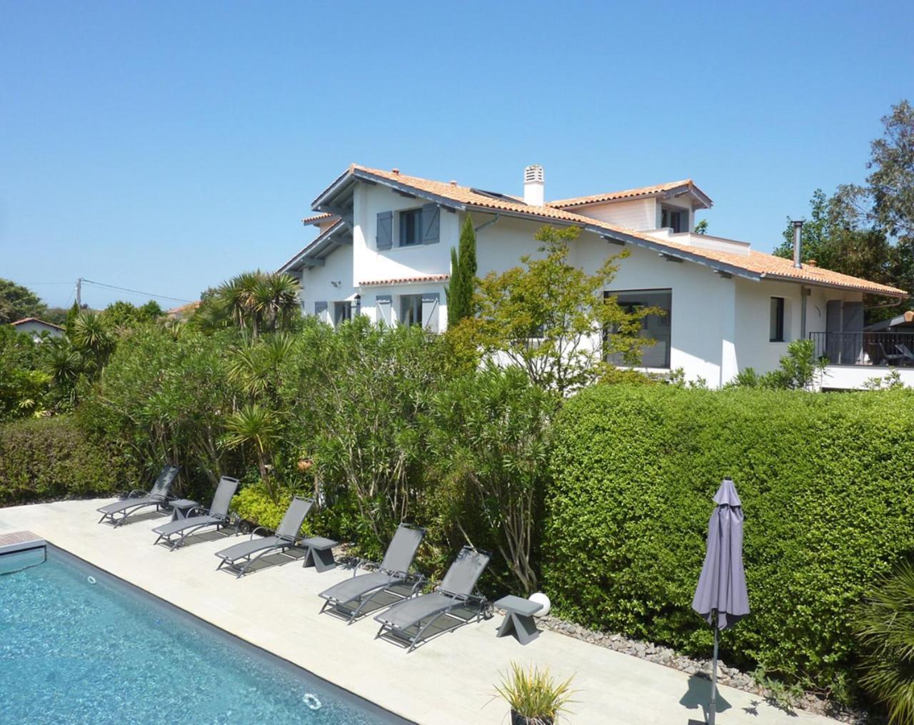 Maison Arbolateia Avec Piscine Et Spa Bidart Εξωτερικό φωτογραφία